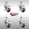 Service Caster 3 Inch SS High Temp Glass Filled Nylon 12mm Threaded Stem Caster Set Brake SCC-SSTS20S314-GFNSHT-TLB-M1215-4 - alternate 4